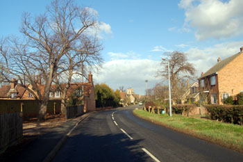 view north along Northill Road February 2008